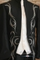 Preview: Hochzeitsanzug 4teilig in schwarz / creme H7103
