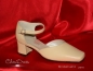 Preview: Brautschuh Lena aus Echtleder Absatz 4,5 cm.  in creme