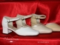 Preview: Brautschuh Lena aus Echtleder Absatz 4,5 cm.  in creme