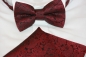 Preview: bowtie of sateen in black and red