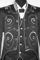 Mobile Preview: Hochzeitsanzug Herrenanzug 4teilig in schwarz H9171