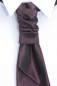 Preview: TOP Modische Plastron-Krawatten bei ChenDress Aubergine HA5988