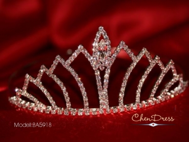 Diadem Tiara Strass Steinen BA5918