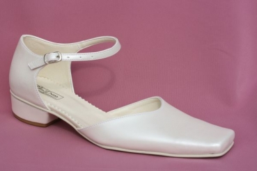 Kommunionschuhe Blumenmädchenschuhe Sissi in ivory