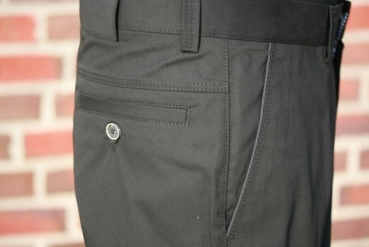 Elegante Hose in schwarz aus feiner Baumwolle