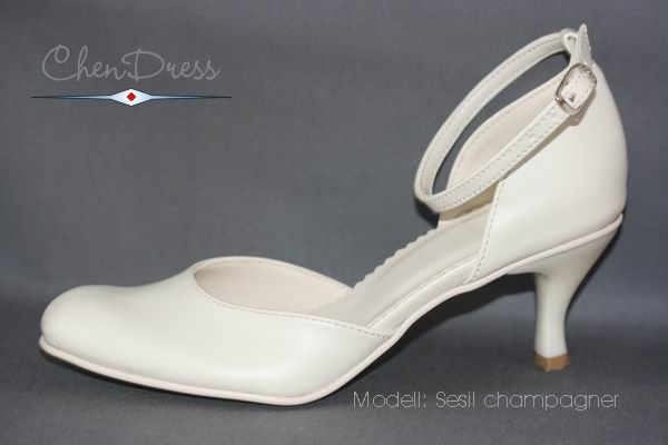 Brautschuhe Sesil in ivory