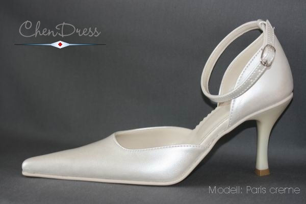 Brautschuhe Paris in ivory