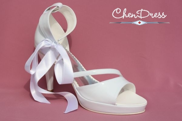 bridal shoes Brit from artificial leather