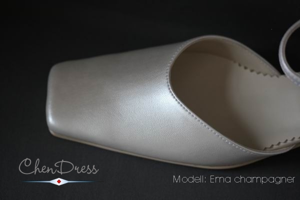 bridal shoes Ema from artificial leather