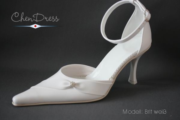 bridal shoes Brit from artificial leather